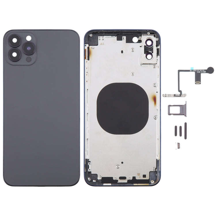 Back Cover with Appearance Imitation of iP14 Pro Max for iPhone XS Max(Black)