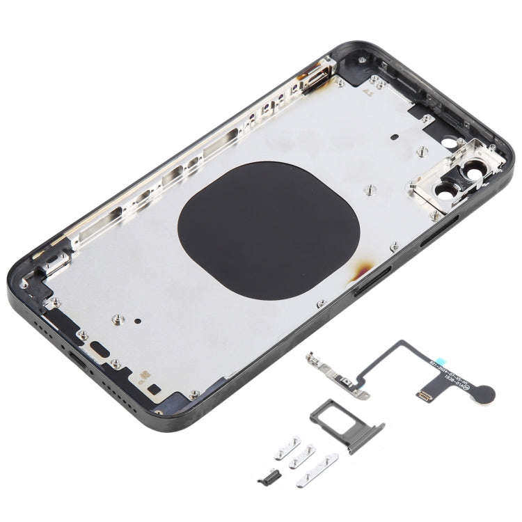 Back Cover with Appearance Imitation of iP14 Pro Max for iPhone XS Max(Black)