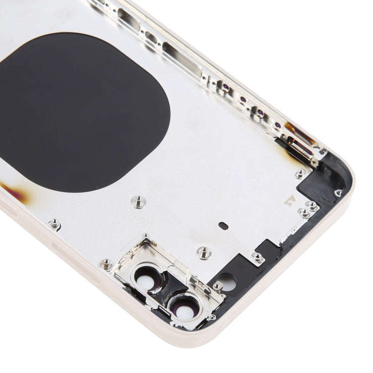 Back Cover with Appearance Imitation of iP14 Pro Max for iPhone XS Max(Gold)