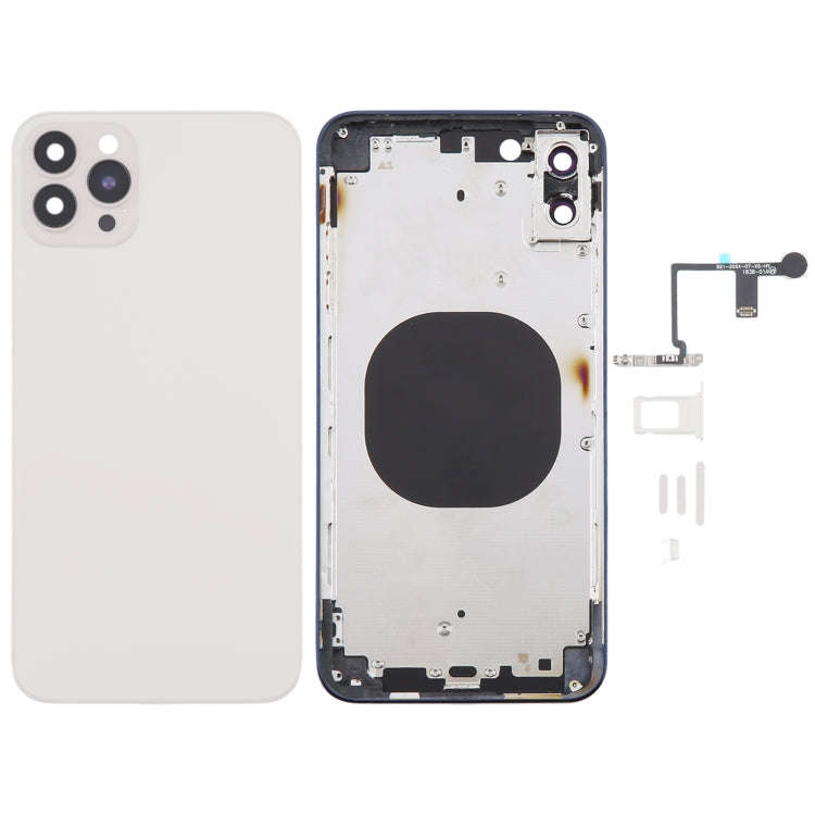Back Cover with Appearance Imitation of iP14 Pro Max for iPhone XS Max(White)