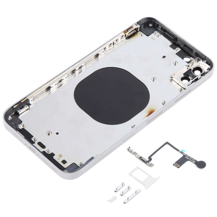 Back Cover with Appearance Imitation of iP14 Pro Max for iPhone XS Max(White)
