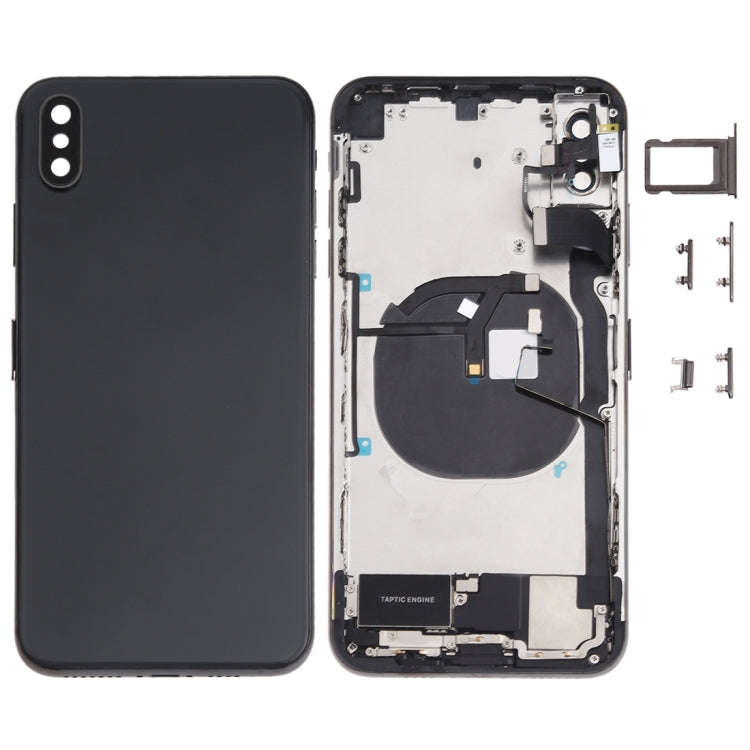 Battery Back Cover Assembly (with Side Keys & Speaker Ringer Buzzer & Motor & Camera Lens & Card ...