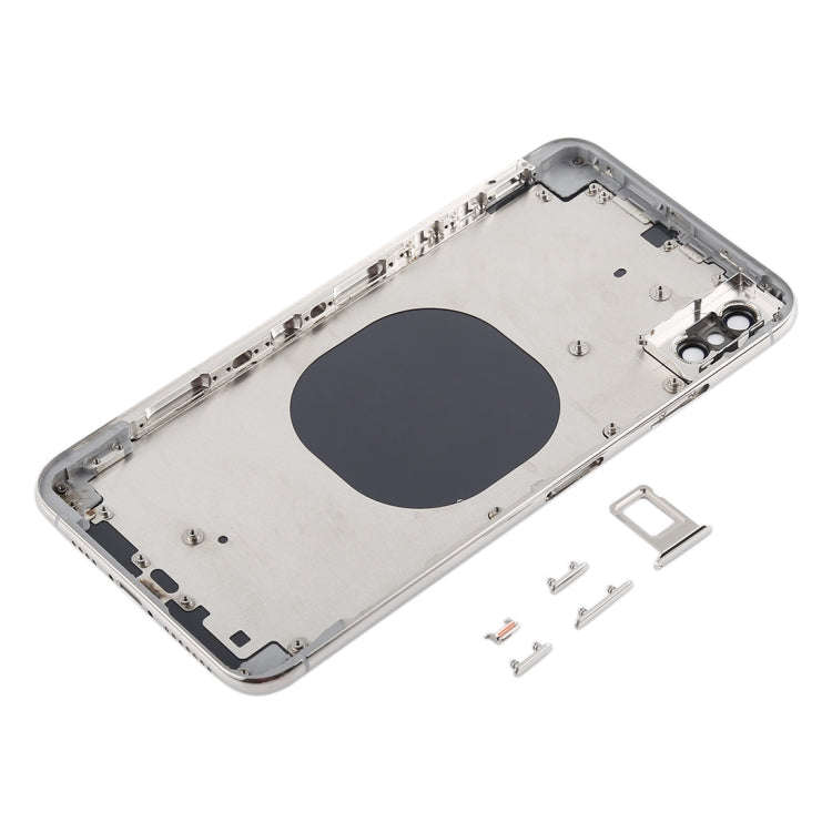 Back Cover with Camera Lens & SIM Card Tray & Side Keys for iPhone XS Max(White)