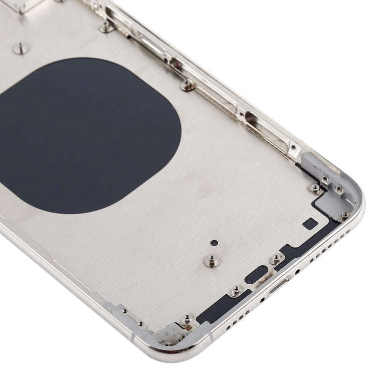 Back Cover with Camera Lens & SIM Card Tray & Side Keys for iPhone XS Max(White)