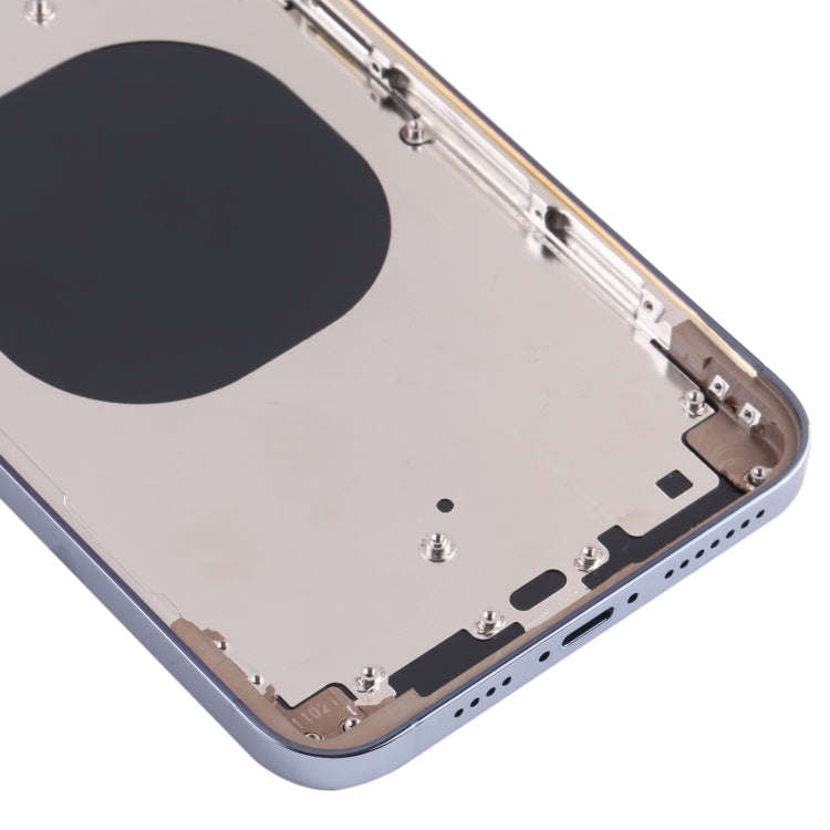 Back Housing Cover with Appearance Imitation of iP13 Pro Max for iPhone XS Max(Blue)