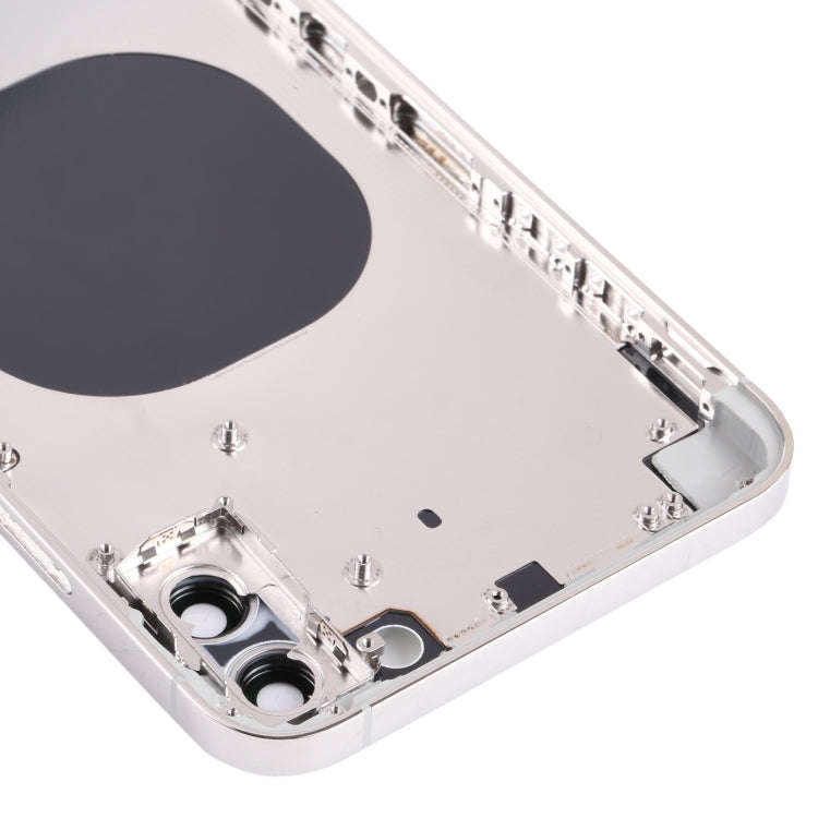Back Housing Cover with Appearance Imitation of iP13 Pro Max for iPhone XS Max(White)