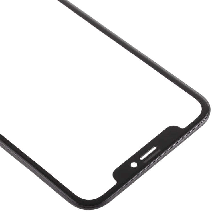 Front Screen Outer Glass Lens with Frame + OCA Optically Clear Adhesive for iPhone XR(Black)