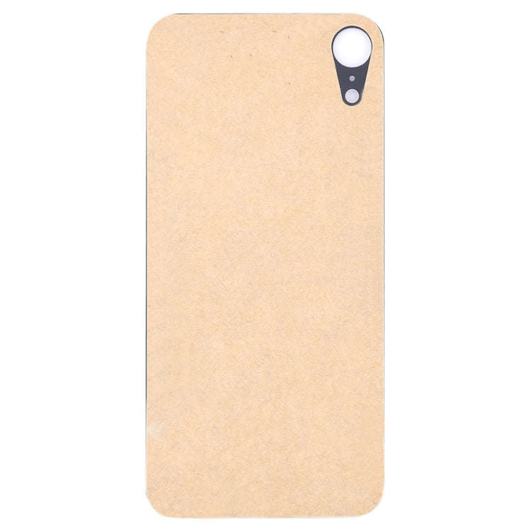Easy Replacement Big Camera Hole Glass Back Battery Cover with Adhesive for iPhone XR(Black)