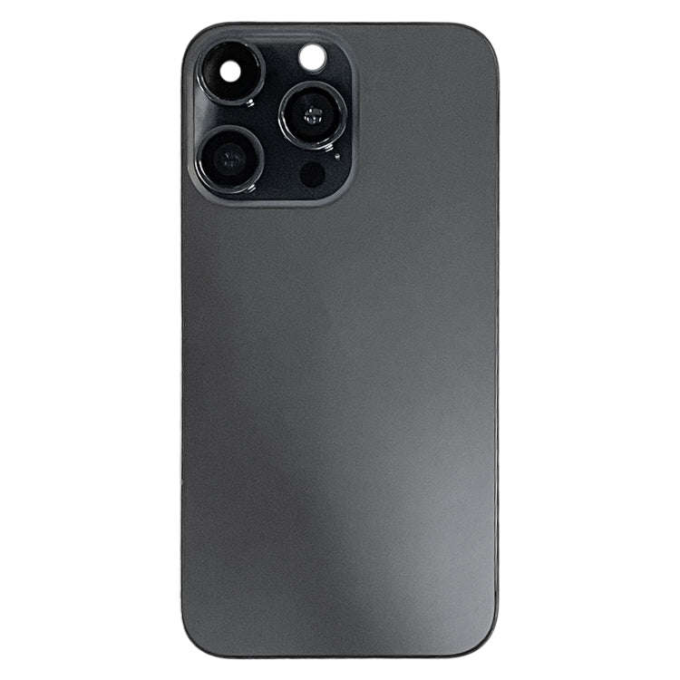 Back Cover with Appearance Imitation of iP15 Pro for iPhone XR(Black)