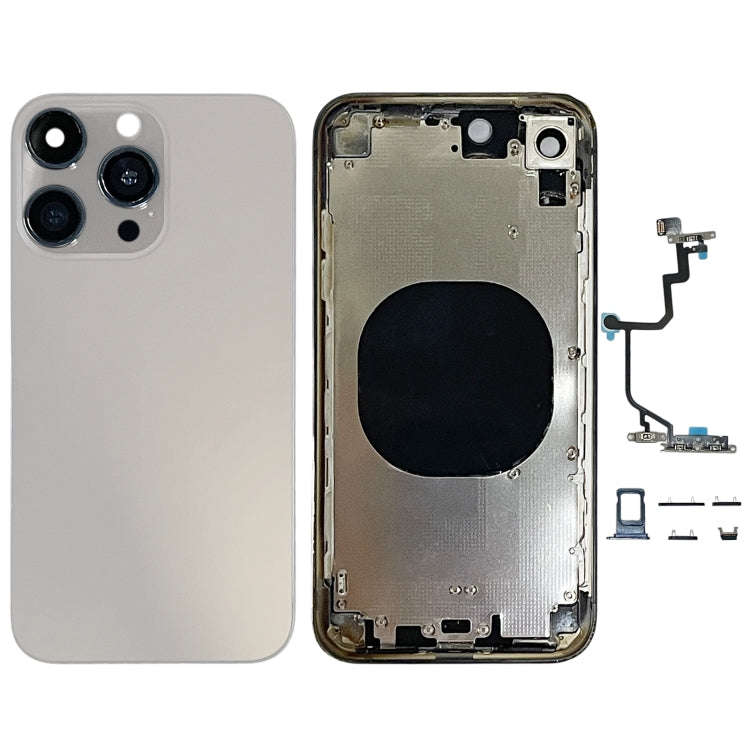 Back Cover with Appearance Imitation of iP15 Pro for iPhone XR(Titanium Gray)