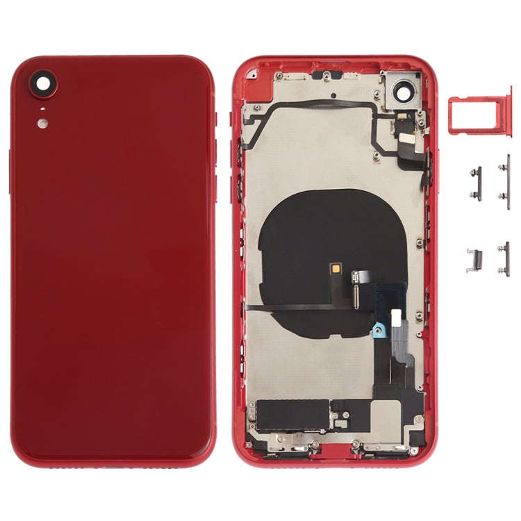 Battery Back Cover Assembly (with Side Keys & Speaker Ringer Buzzer & Motor & Camera Lens & Card ...