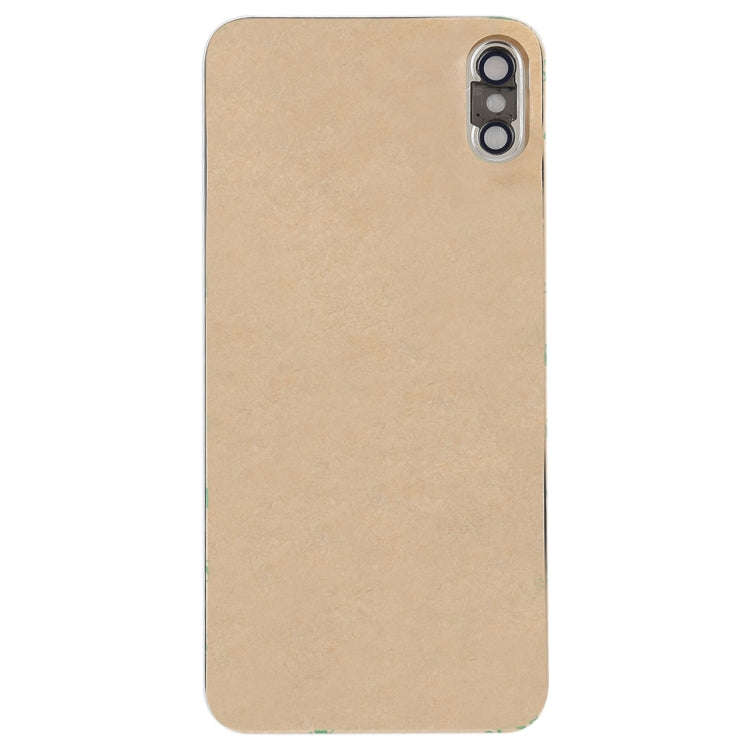 Battery Back Cover with Back Camera Bezel & Lens & Adhesive  for iPhone XS(White)