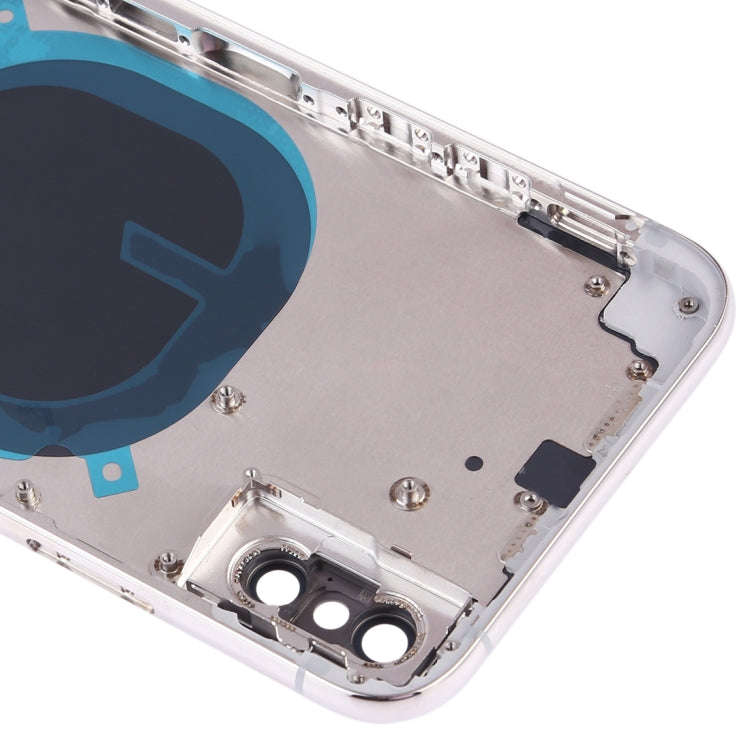 Back Cover with Camera Lens & SIM Card Tray & Side Keys for iPhone XS(White)