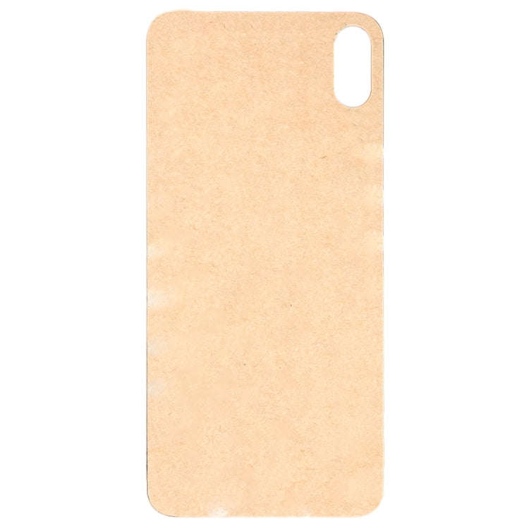 Easy Replacement Big Camera Hole Glass Back Battery Cover with Adhesive for iPhone XS(Gold)