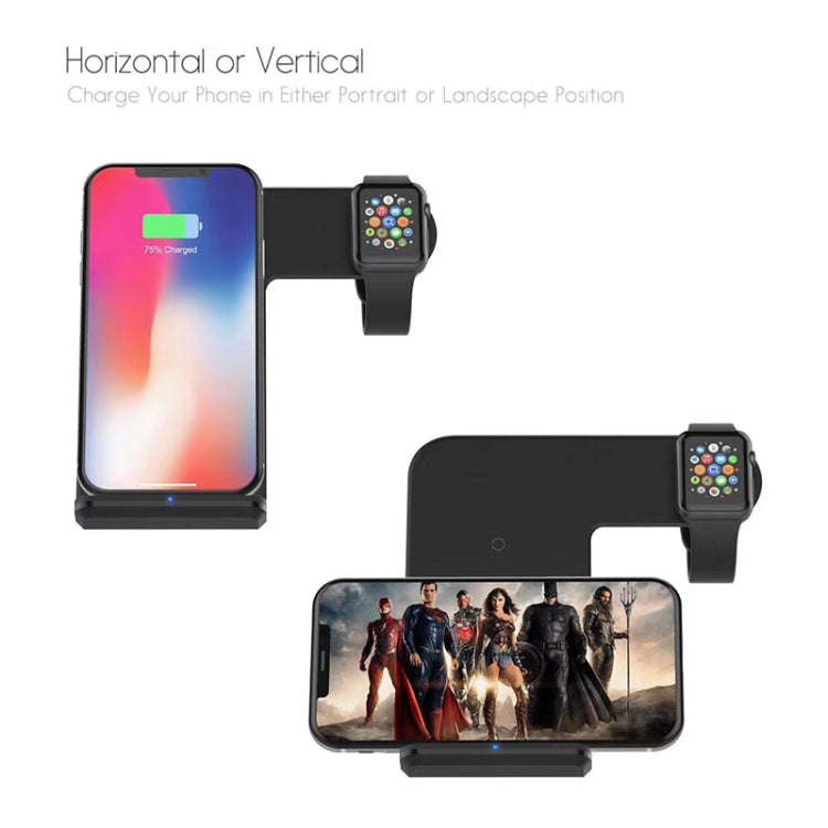 F11 Vertical Magnetic Wireless Charger for QI Charging Standard Mobile Phones & Apple Watch Serie...