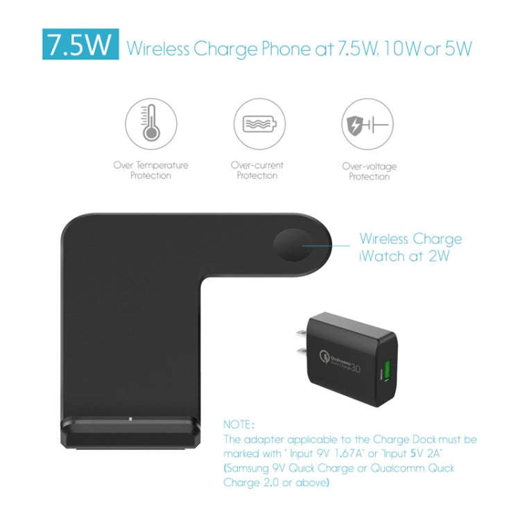 F11 Vertical Magnetic Wireless Charger for QI Charging Standard Mobile Phones & Apple Watch Serie...