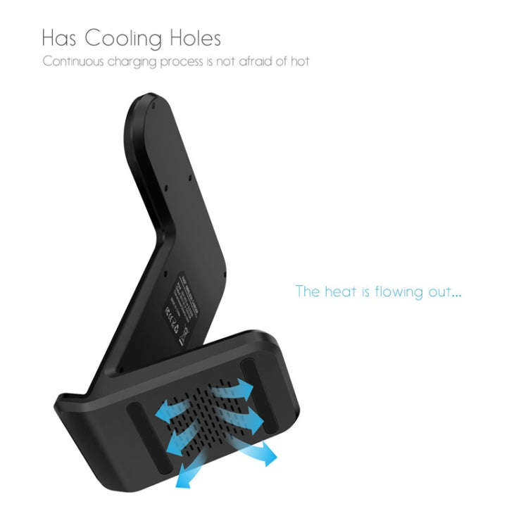F11 Vertical Magnetic Wireless Charger for QI Charging Standard Mobile Phones & Apple Watch Serie...