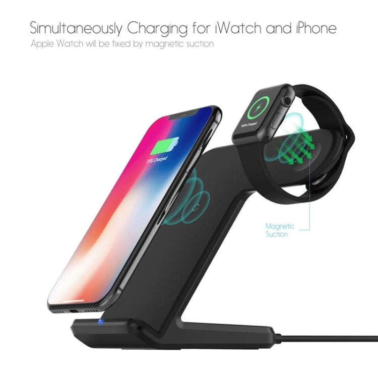 F11 Vertical Magnetic Wireless Charger for QI Charging Standard Mobile Phones & Apple Watch Serie...