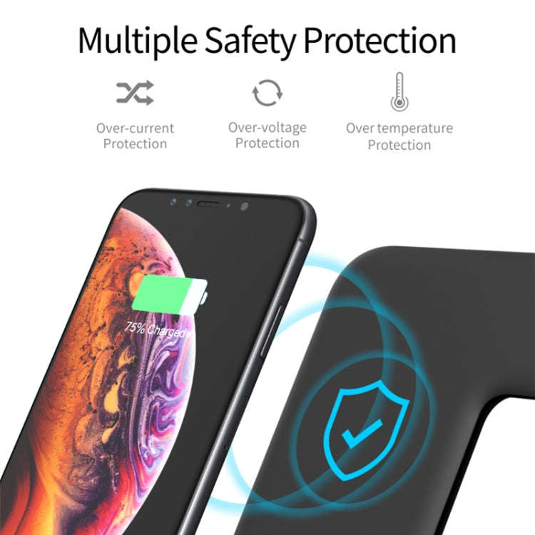 Z5 QI Vertical Magnetic Wireless Charger for Mobile Phones & Apple Watches & AirPods / Xiaomi Red...