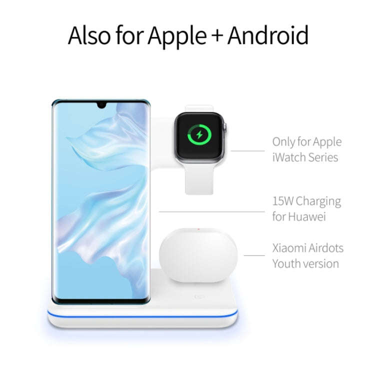 Z5 QI Vertical Magnetic Wireless Charger for Mobile Phones & Apple Watches & AirPods / Xiaomi Red...