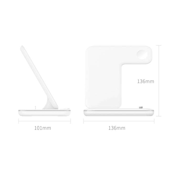 Z5 QI Vertical Magnetic Wireless Charger for Mobile Phones & Apple Watches & AirPods / Xiaomi Red...