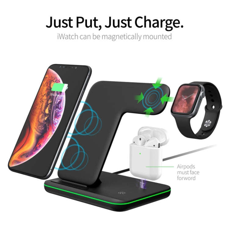 Z5 QI Vertical Magnetic Wireless Charger for Mobile Phones & Apple Watches & AirPods / Xiaomi Red...