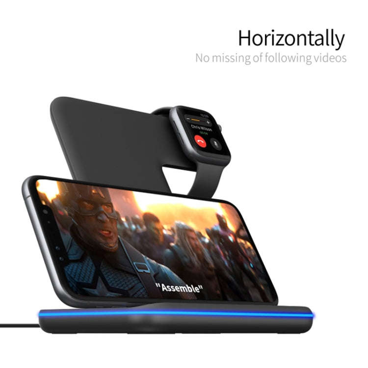 Z5 QI Vertical Magnetic Wireless Charger for Mobile Phones & Apple Watches & AirPods / Xiaomi Red...
