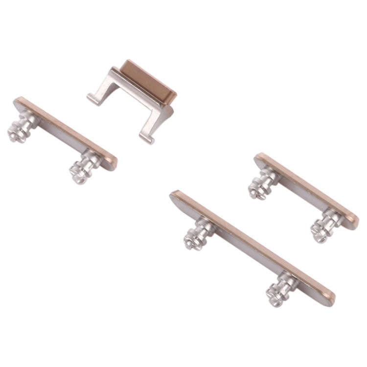Side Keys (Power Button + Volume Button + Mute Button) for iPhone XS / XS Max(Gold)
