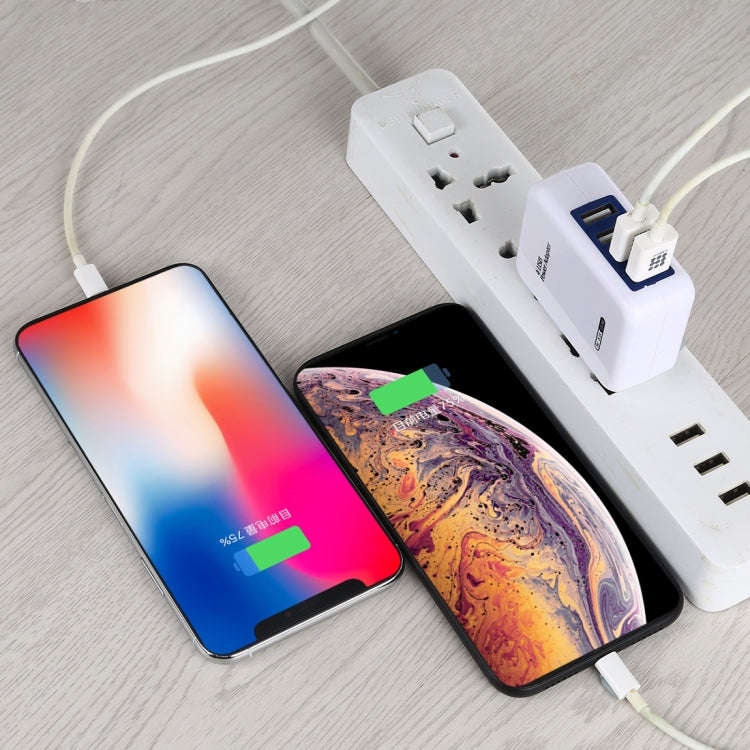HT-CD03 15.5W 5V 3.1A 4-Port USB Wall Charger Travel Charger, US Plug