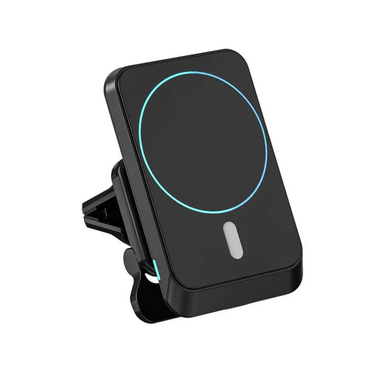 JJT-969 15W Max Output Magnetic Car Air Outlet Bracket Wireless Charger(Black)