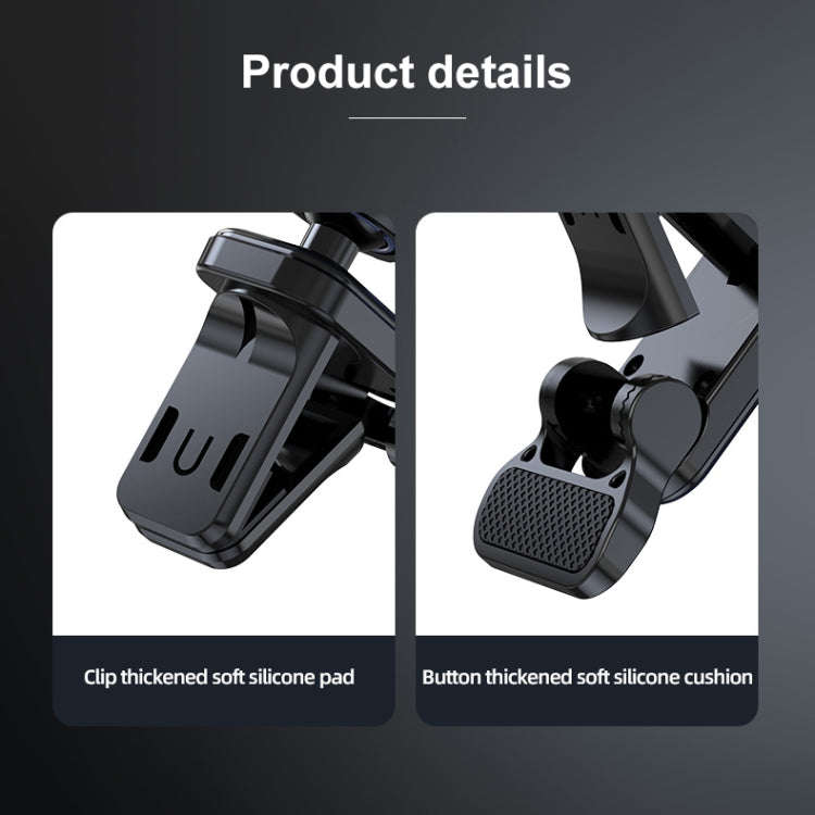 JJT-969 15W Max Output Magnetic Car Air Outlet Bracket Wireless Charger(Blue)