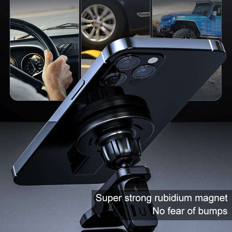 K07 15W Max Output Magnetic Car Air Outlet Bracket Wireless Charger(White)