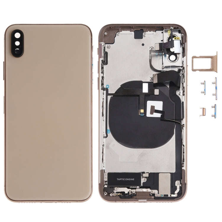 Battery Back Cover Assembly (with Side Keys & Speaker Ringer Buzzer & Motor & Camera Lens & Card ...