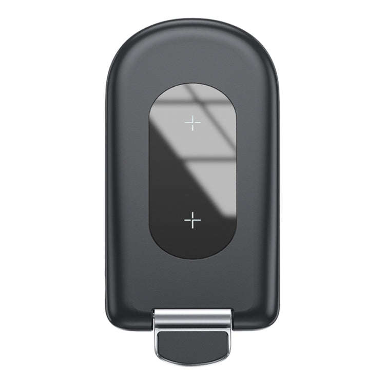 ROCK W30 15W Mobile Phone Wireless Charger Foldable Desktop Holder (Black)