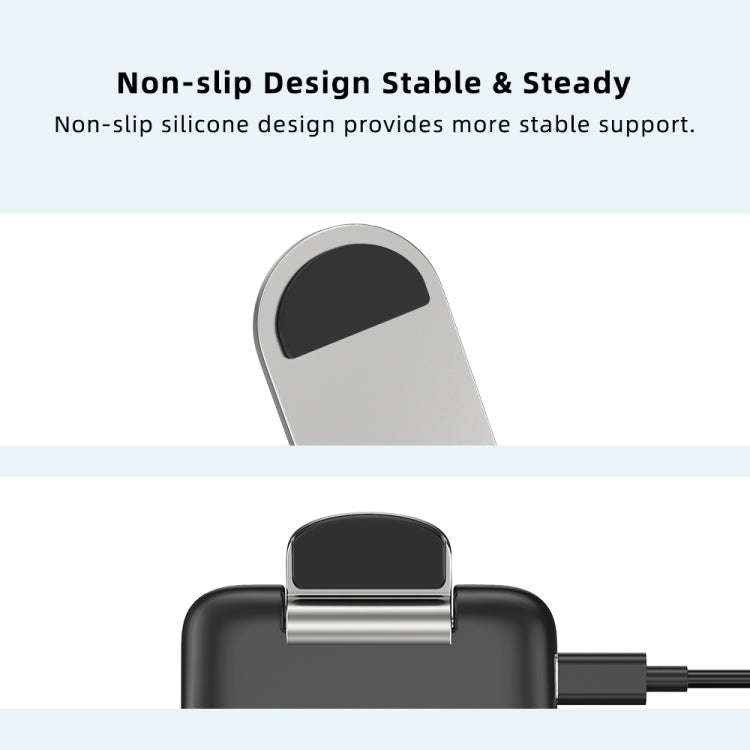 ROCK W30 15W Mobile Phone Wireless Charger Foldable Desktop Holder (Black)