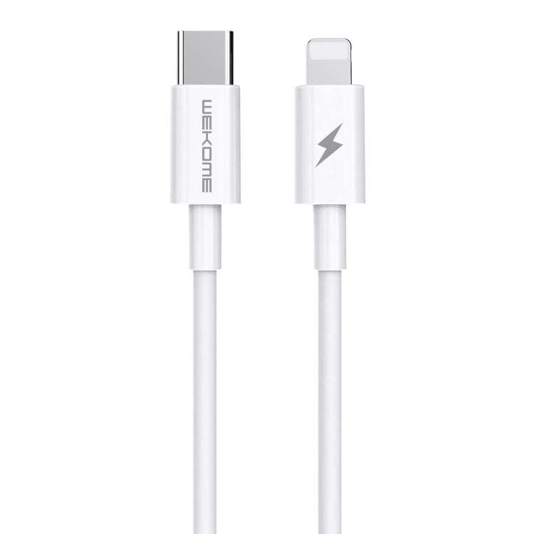 WK WDC-108 20W Type-C / USB-C to 8 Pin PD Fast Charging Cable , Length: 1.2m (White)