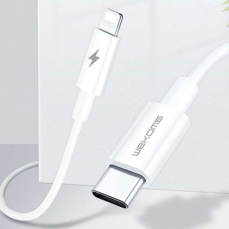 WK WDC-108 20W Type-C / USB-C to 8 Pin PD Fast Charging Cable , Length: 1.2m (White)