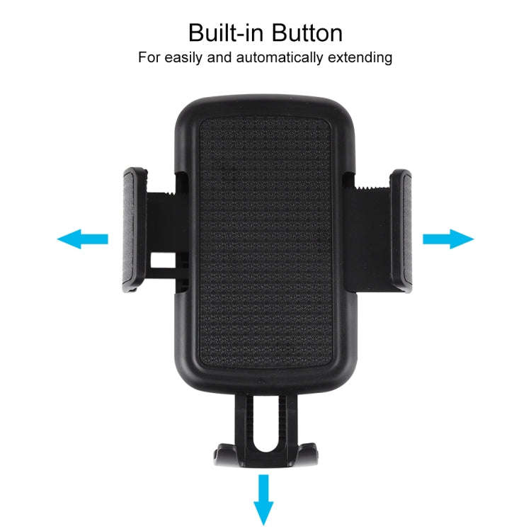 Universal Rotatable Adjustment Car Windshield Mobile Phone Holder with Suction Cup (Black)