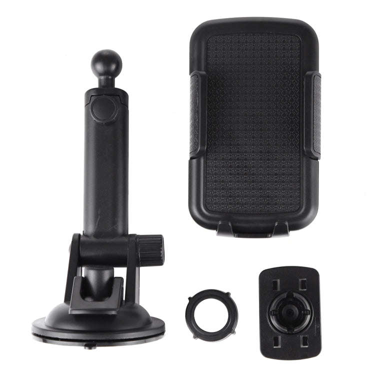 Universal Rotatable Adjustment Car Windshield Mobile Phone Holder with Suction Cup (Black)