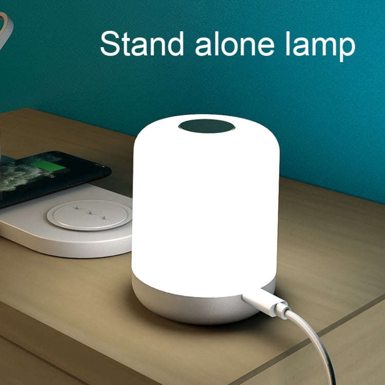 WS6 10W 2 USB Ports + USB-C / Type-C Port Multi-function Desk Lamp + Qi Wireless Charging Charger...