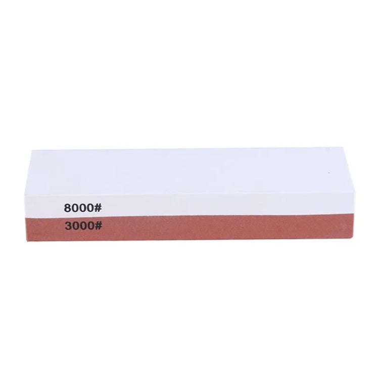 White Corundum Double-sided Sharpened Petroleum Stone Home Kitchen Whetstone, Type: 3000/8000, Ra...