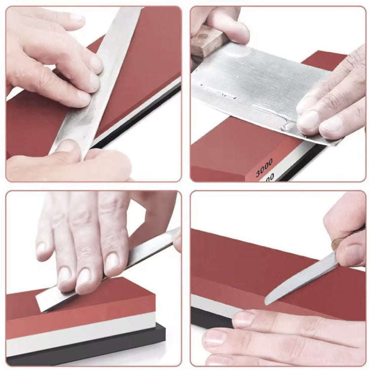 White Corundum Double-sided Sharpened Petroleum Stone Home Kitchen Whetstone, Type: 3000/8000, Ra...
