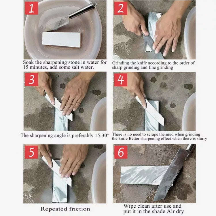White Corundum Double-sided Sharpened Petroleum Stone Home Kitchen Whetstone, Type: 3000/8000, Ra...