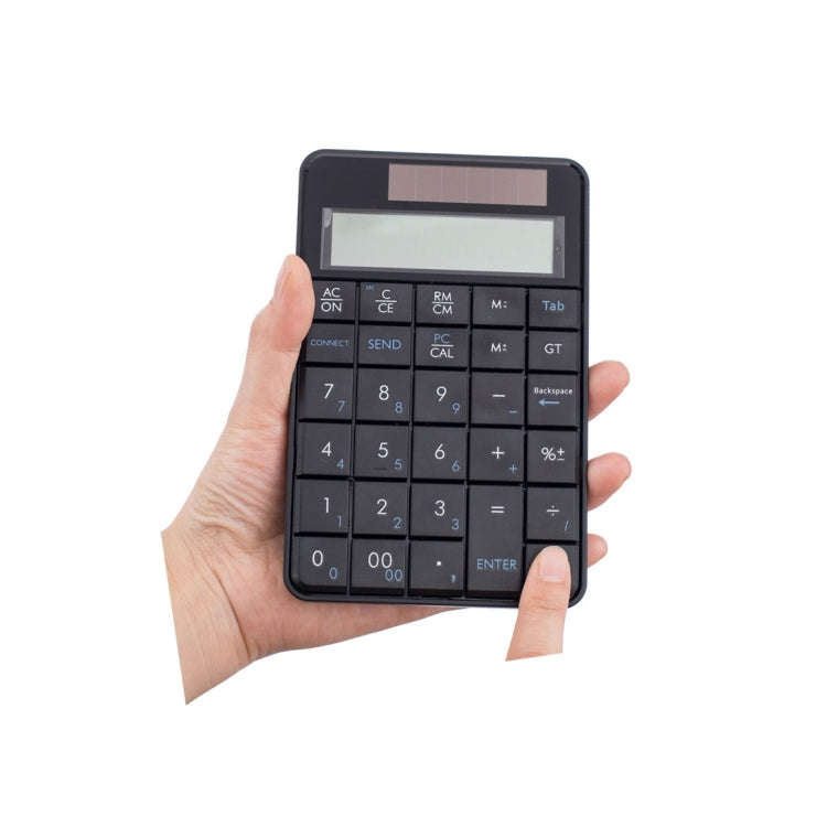 MC-56AG 2 in 1 2.4G USB Numeric Wireless Keyboard  & Calculator with LCD Display(Black)