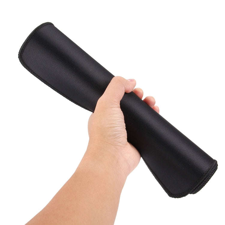 Extended Large Solid Black Color Gaming and Office Keyboard Mouse Pad, Size: 60cm x 30cm