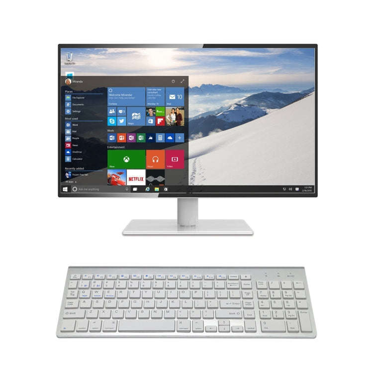 K368 Dual Mode Dual Channel 102 Keys Wireless Bluetooth Keyboard for Laptop, Notebook, Tablet and...