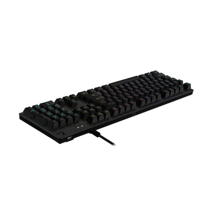 Logitech G512 RGB C-axis Mechanical Wired Gaming Keyboard, Length: 1.8m (Black)