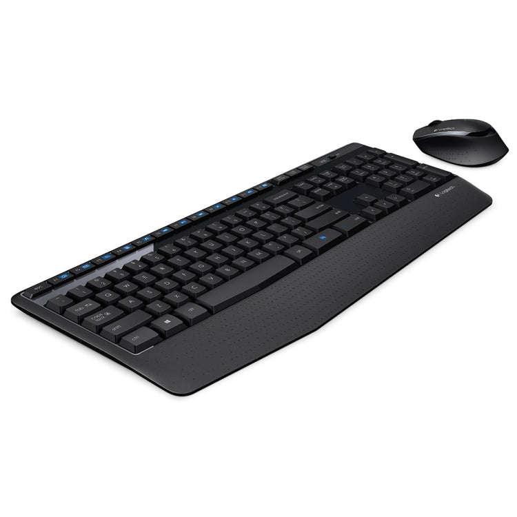 Logitech MK345 Wireless Full-size Keyboard + 2.4GHz 1000DPI Wireless Optical Mouse Set with Nano ...