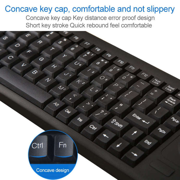 DS-8800 USB Interface Prevent Water Splashing Laser Engraving Character One-piece Wired Touchpad ...