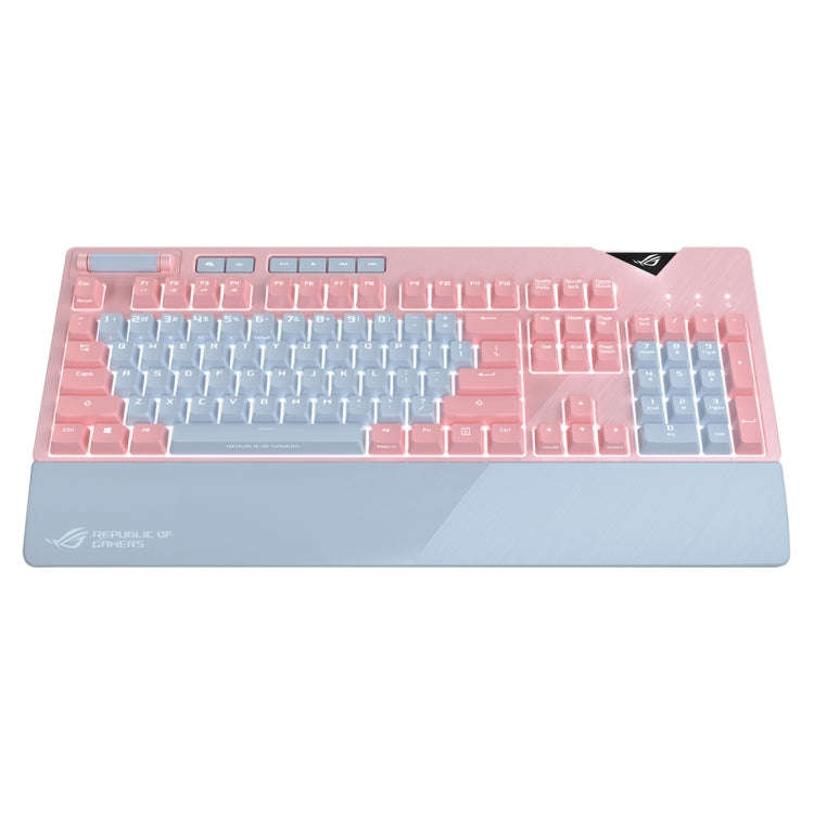 ASUS Strix Flare Pink LTD RGB Backlight Wired Gaming Keyboard with Detachable Wrist Rest (Mechani...